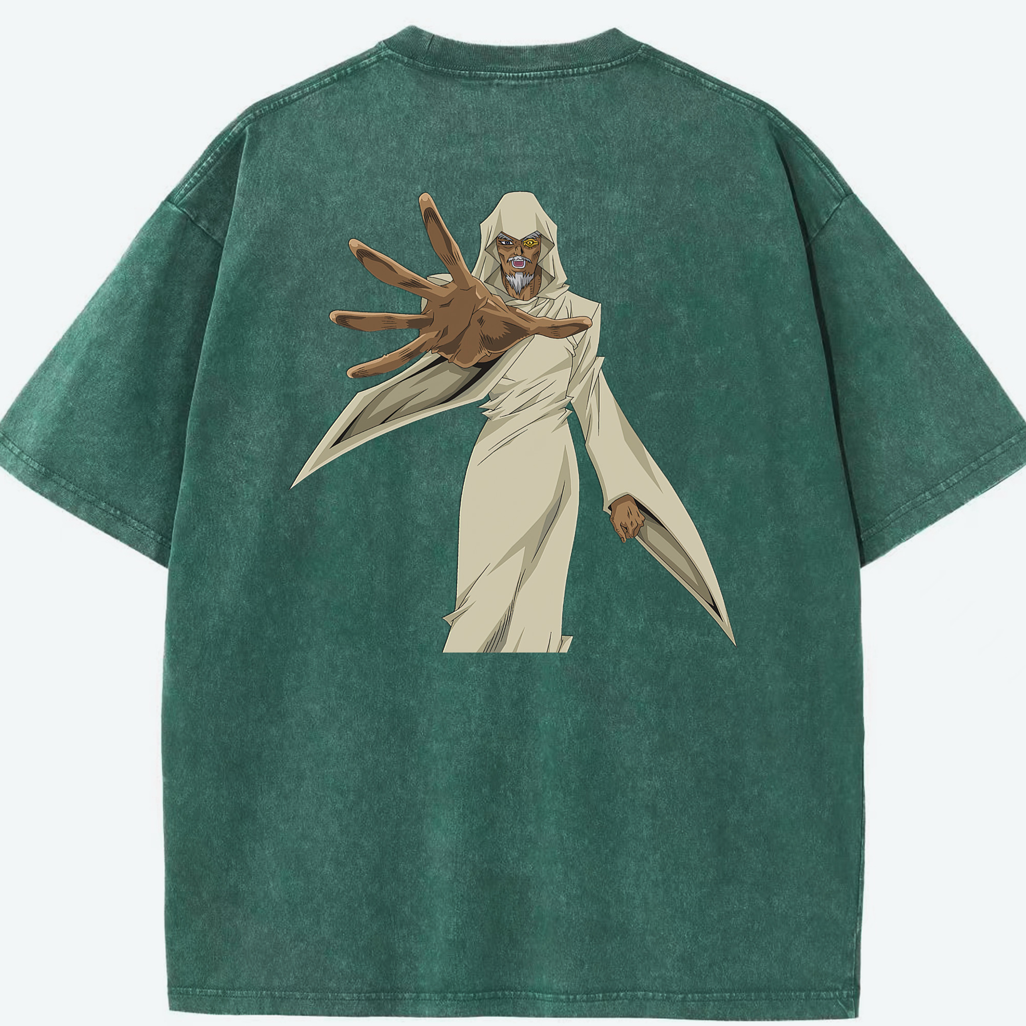 （画像用） 遊☆戯☆王 Yu-Gi-Oh! 綿100% ヴィンテージ風 半袖Tシャツ（背面プリント）